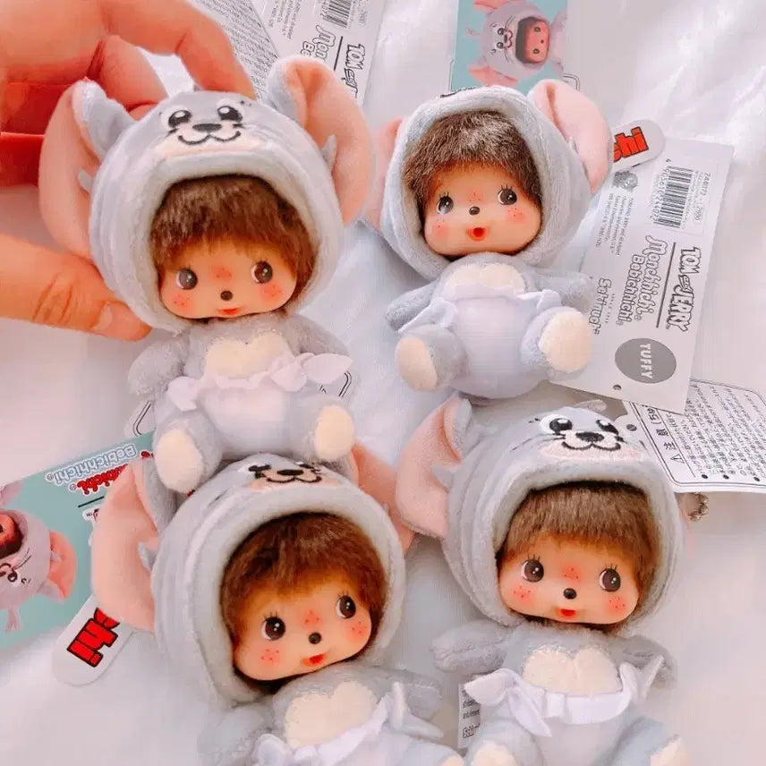 [BUNJANG] Monchhichi Babycici Tom Costume Keychain / 몬치치 베이비치치 톰 키링
