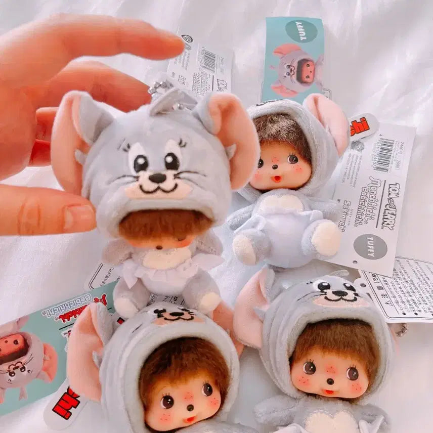 [BUNJANG] Monchhichi Babycici Tom Costume Keychain / 몬치치 베이비치치 톰 키링