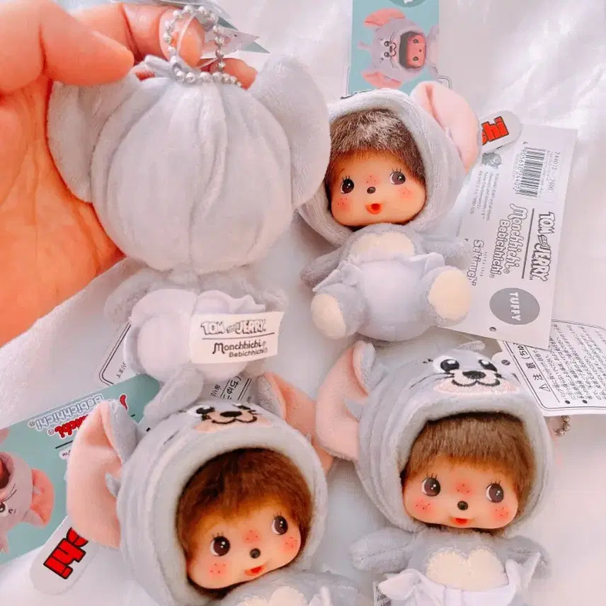 [BUNJANG] Monchhichi Babycici Tom Costume Keychain / 몬치치 베이비치치 톰 키링