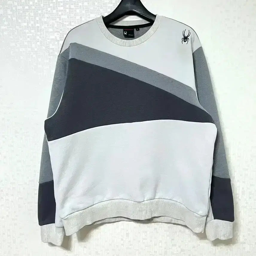 [BUNJANG] Spider Training Fleece Sweatshirt (L) / [L,100](정품)스파이더 트레이닝 기모 맨투맨