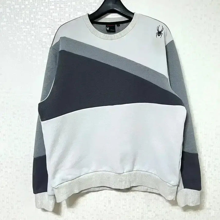 [BUNJANG] Spider Training Fleece Sweatshirt (L) / [L,100](정품)스파이더 트레이닝 기모 맨투맨
