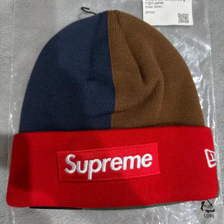 [BUNJANG] Supreme New Era Box Logo Beanie Multicolor / 슈프림 뉴에라 박스 로고 비니 멀티컬러