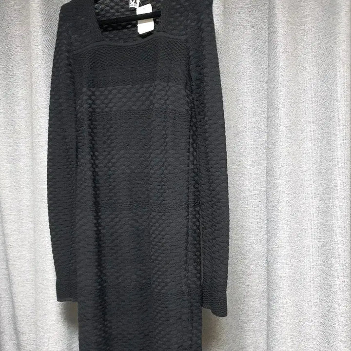 [BUNJANG] M Missoni Black Knit Long Dress / 엠 미쏘니 M Missoni 독보적인 니트 긴팔마디롱원피스 4 s~m