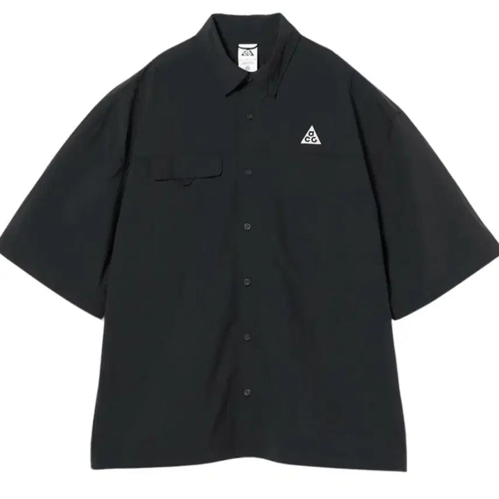 [BUNJANG] Nike ACG All Conditions Gear UV Repel Short Sleeve Shirt Black XL / 나이키 ACG 오브 위버 UV 리펠 숏슬리브 셔츠 블랙 XL