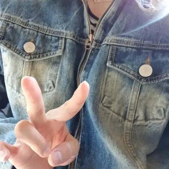 [BUNJANG] KOSIHARU Cropped Denim Jacket Set / 코시하루 청자켓 세트