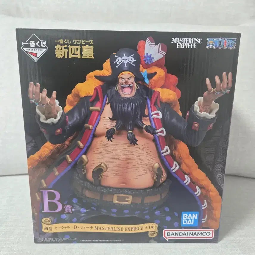 [BUNJANG] One Piece Ichiban Kuji Master Stars Piece Marshall D. Teach Blackbeard Figure with Acrylic Base / (아크릴베이스포함)원피스 제일복권 B상 신사황 마샬 D 티치 검은수염