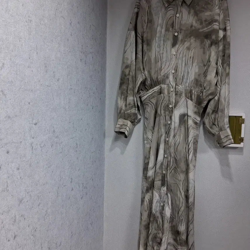 [BUNJANG] ORR Pattern Long Dress / ORR 패턴 롱원피스
