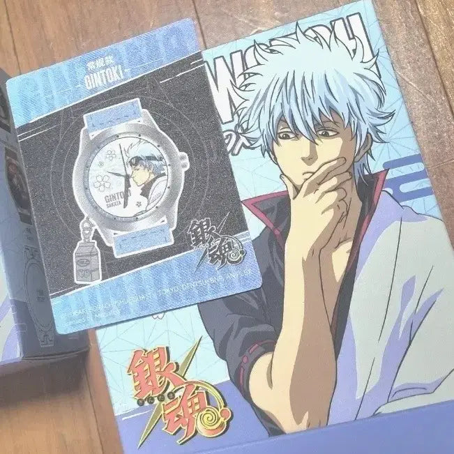 [BUNJANG] Gintama Gintoki Strawberry Milk Wristwatch Official Goods / 은혼 긴토키 딸기우유 손목시계 공식 시계 굿즈