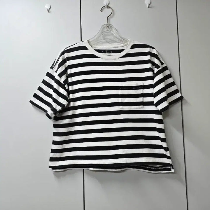 [BUNJANG] Striped Cotton T-Shirt / 일본수입 스트라이프 티셔츠 55-66