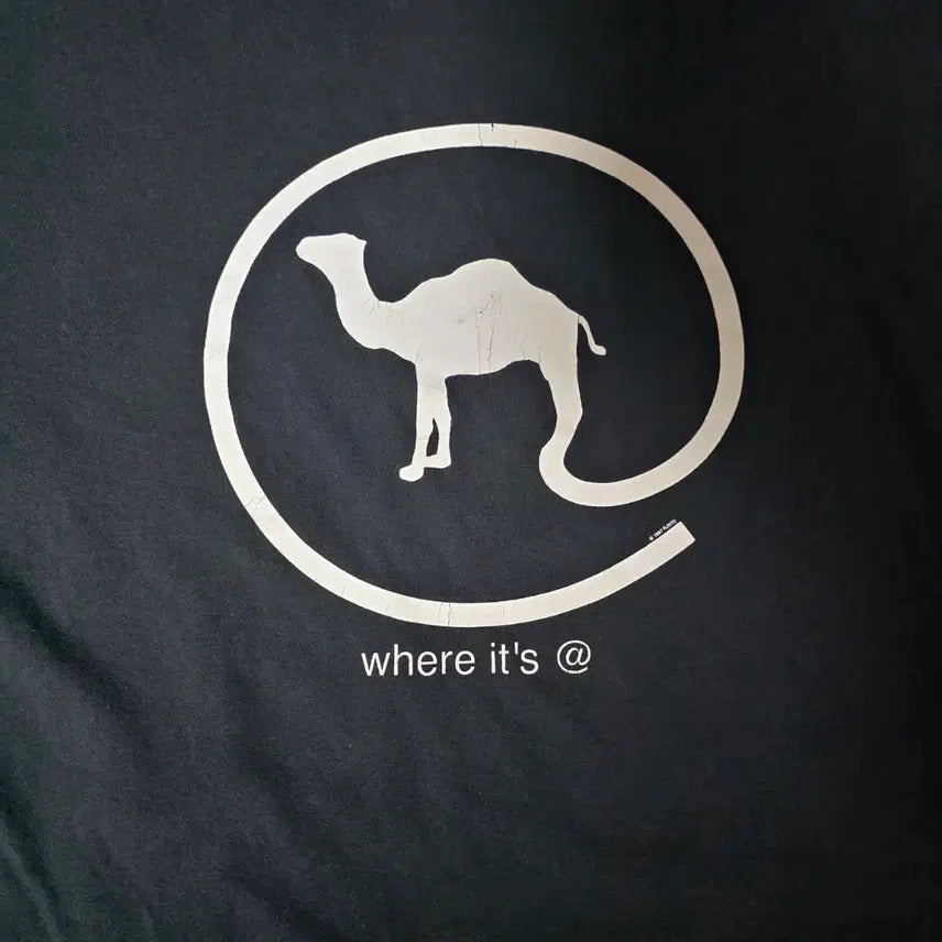 [BUNJANG] 90s Camel Promo T-Shirt Vintage XL Delta Stitch Double / [XL] 90s 빈티지 카멜 프로모 티셔츠 ver 롱