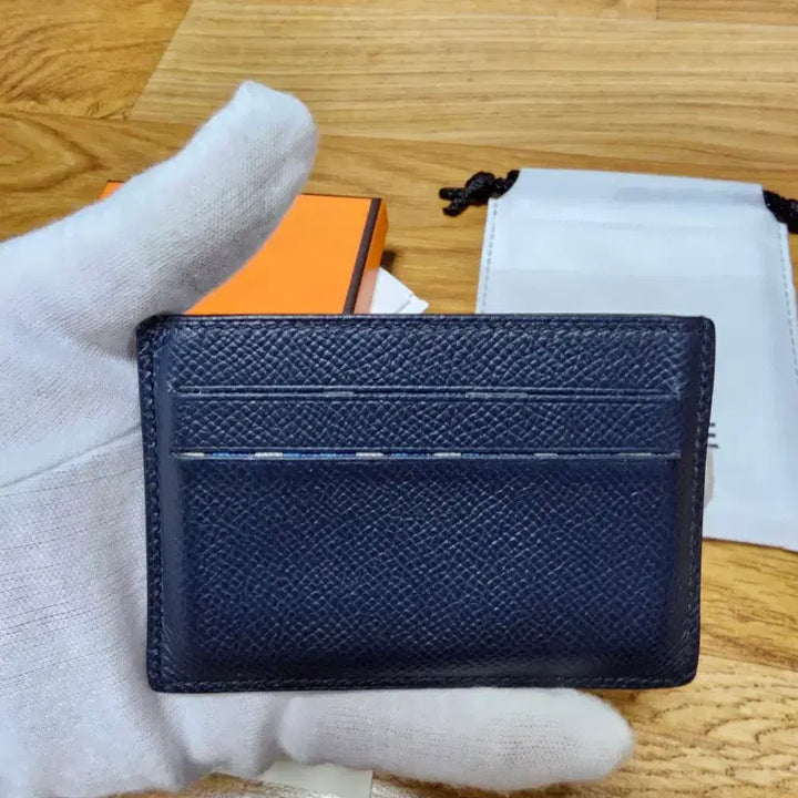 [BUNJANG] Hermès Citizen Twill Card Holder Navy Blue Silk Interior / 에르메스 시티즌 카드지갑 네이비 상태 좋아요