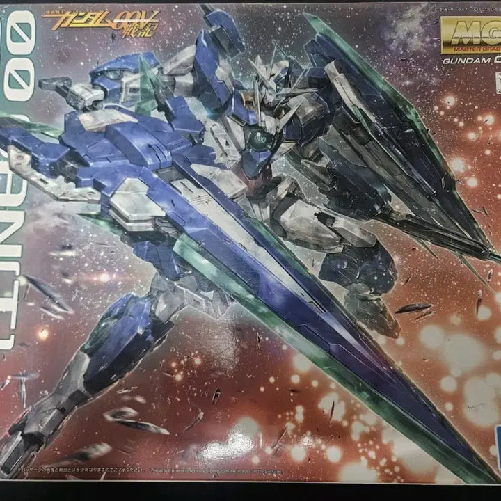 [BUNJANG] Bandai MG 1/100 Double Quanta Full Saber Gundam Model Kit (Unfinished) / Mg 더블어 퀀터 풀 세이버 건담 만들다가 마무리 못했어요ㅠ