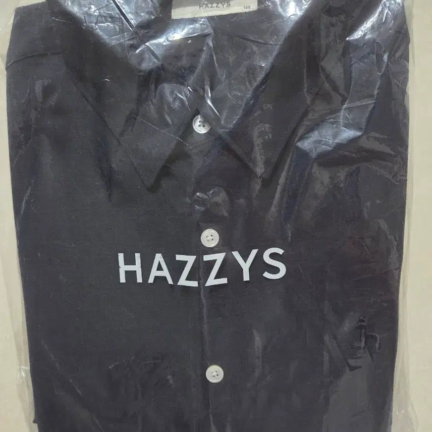 [BUNJANG] Hazzys Navy Long Sleeve Summer Shirt / 헤지스 네이비 긴팔 여름용 셔츠