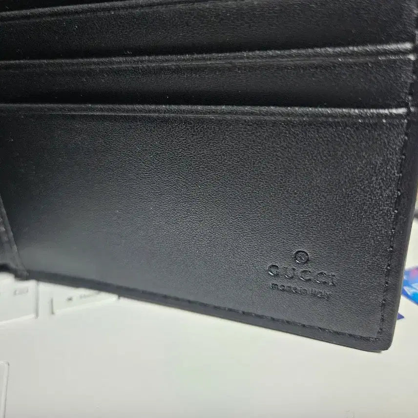 [BUNJANG] Gucci GG Tiger Print Bifold Wallet Black / 구찌 GG 타이거 프린트 반지갑 블랙