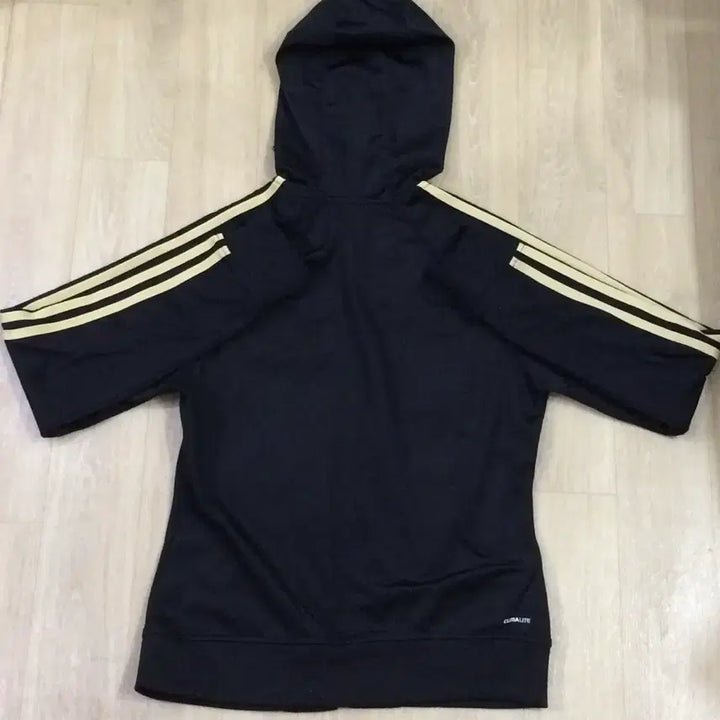 [BUNJANG] Adidas Black Hooded Zip-Up Jacket (Light Fleece) / 아디다스 져지 판매합니다