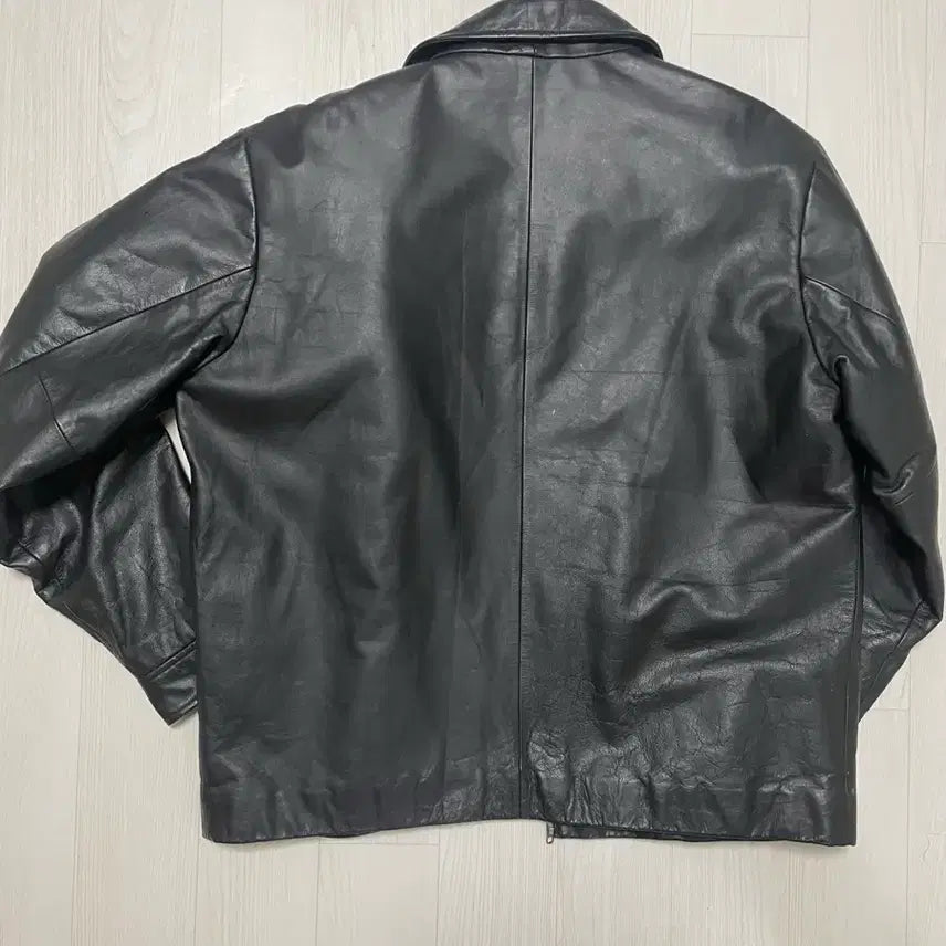 [BUNJANG] Old Gap Leather Single Rider Drizzler Jacket L / 올드 갭 레더 싱글 드리즐러 자켓 L