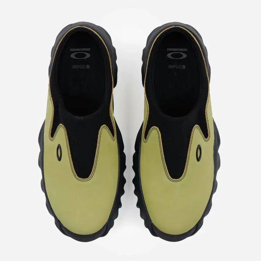 [BUNJANG] Oakley Factory Team x Brain Dead Suede Chop Saw Mule Celery Black / 오클리 팩토리 팀 x 브레인 데드 스웨이드 찹 쏘우 뮬 셀러리 블랙 23