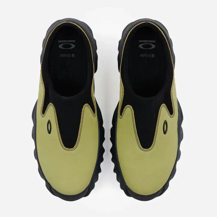 [BUNJANG] Oakley Factory Team x Brain Dead Suede Chop Saw Mule Celery Black / 오클리 팩토리 팀 x 브레인 데드 스웨이드 찹 쏘우 뮬 셀러리 블랙 23