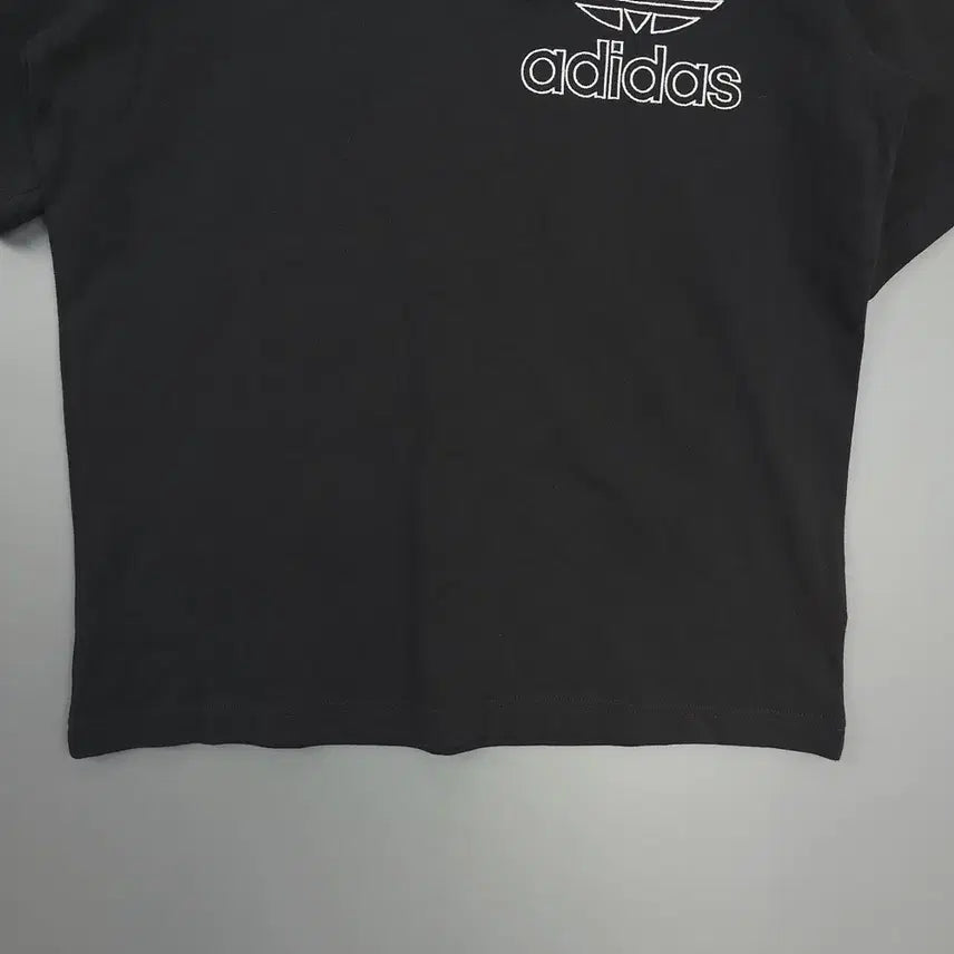 [BUNJANG] Adidas Trefoil Outline T-Shirt Black / 새제품 아디다스 Adidas 트레포일 아웃라인 반팔티 블랙