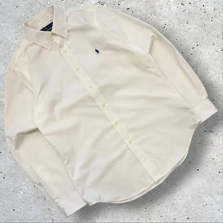 [BUNJANG] Polo Ralph Lauren Classic Fit White Cotton Shirt / [S] 폴로 랄프로렌 클래식핏 화이트 코튼 셔츠