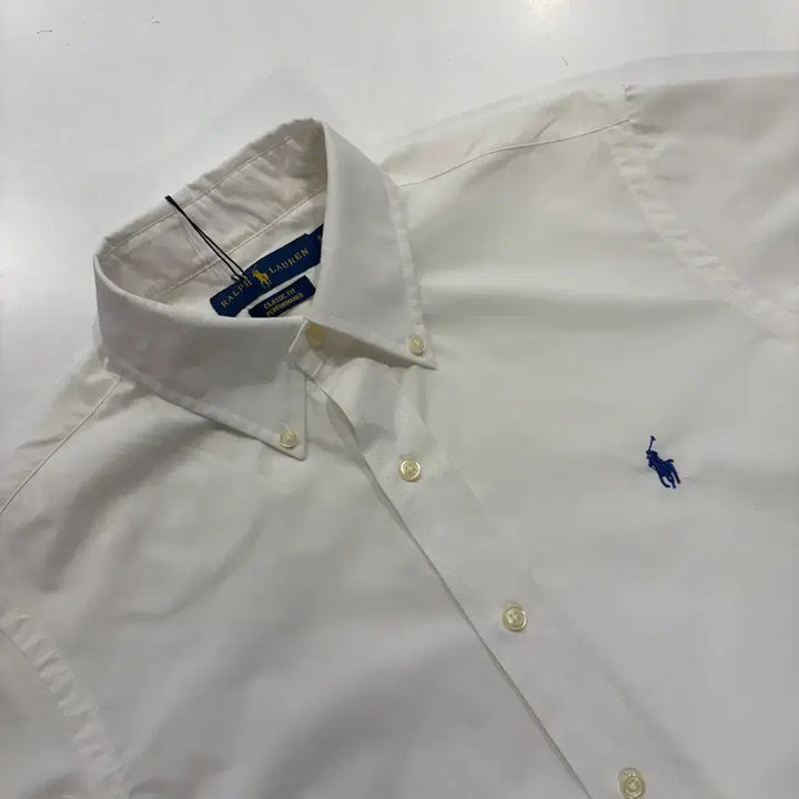 [BUNJANG] Polo Ralph Lauren Classic Fit White Cotton Shirt / [S] 폴로 랄프로렌 클래식핏 화이트 코튼 셔츠