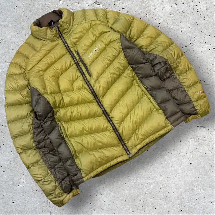 [BUNJANG] Montbell EX800 Down Padding Jumper Khaki/Brown 2XL / [2XL] 몽벨 EX800 다운 패딩 점퍼 카키/브라운