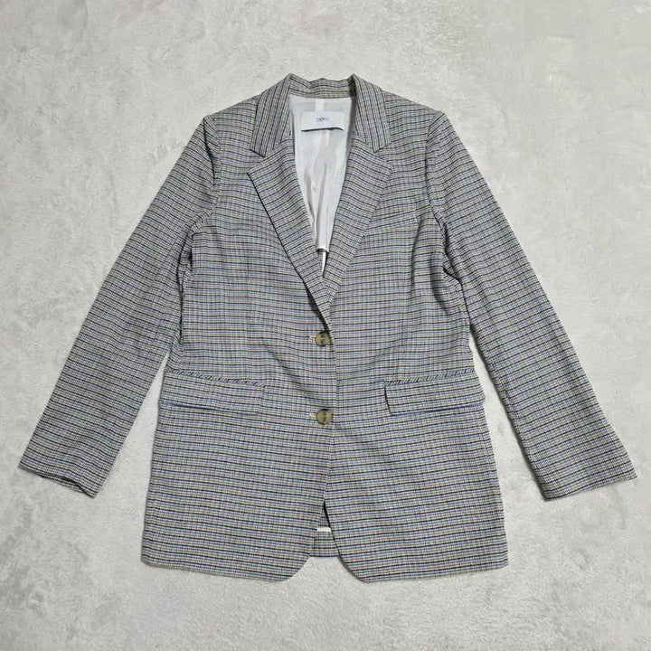 [BUNJANG] DUEL Check Linen Blend Jacket / (55)여성 듀엘 체크 린넨 혼방 자켓