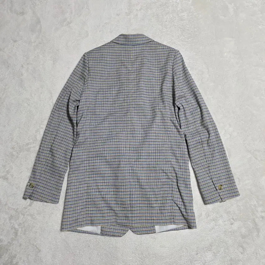 [BUNJANG] DUEL Check Linen Blend Jacket / (55)여성 듀엘 체크 린넨 혼방 자켓