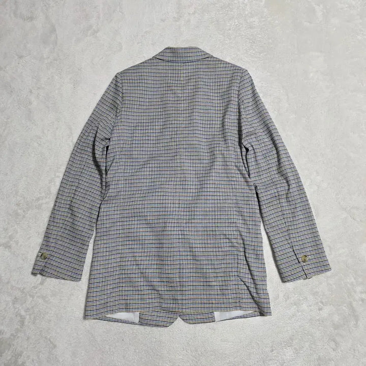 [BUNJANG] DUEL Check Linen Blend Jacket / (55)여성 듀엘 체크 린넨 혼방 자켓