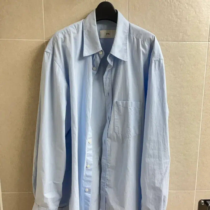 [BUNJANG] Years Ago Micro Boil Effect Cotton Drill Shirt Socks / [1] 이얼즈어고 마이크로 코튼드릴 삭스 포이카 셔츠