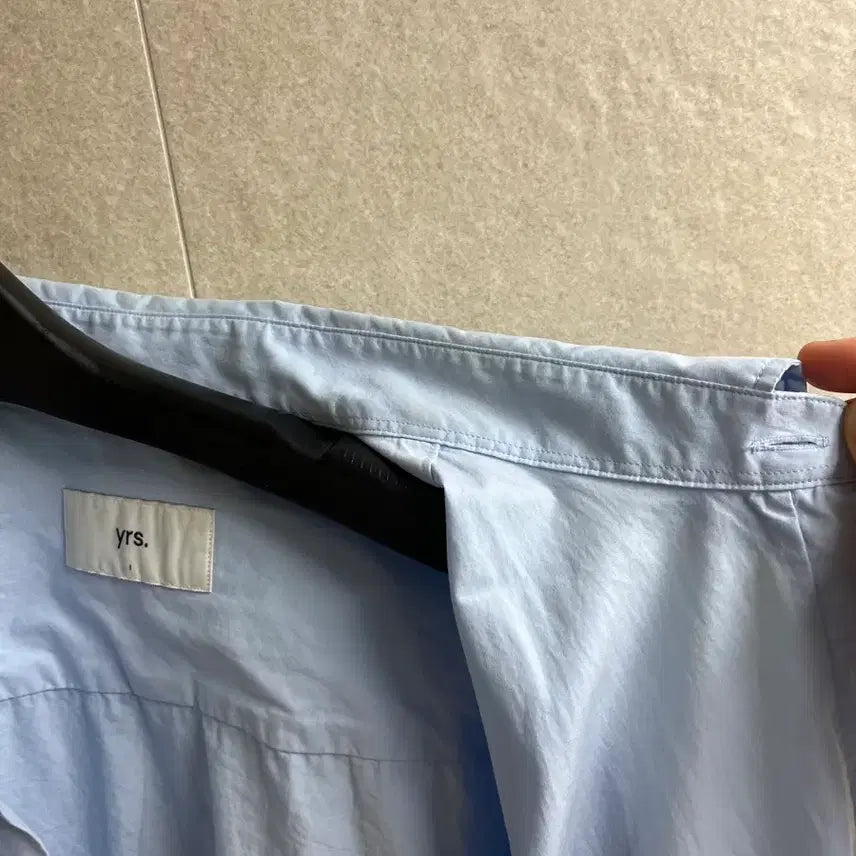 [BUNJANG] Years Ago Micro Boil Effect Cotton Drill Shirt Socks / [1] 이얼즈어고 마이크로 코튼드릴 삭스 포이카 셔츠