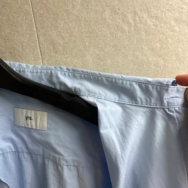 [BUNJANG] Years Ago Micro Boil Effect Cotton Drill Shirt Socks / [1] 이얼즈어고 마이크로 코튼드릴 삭스 포이카 셔츠