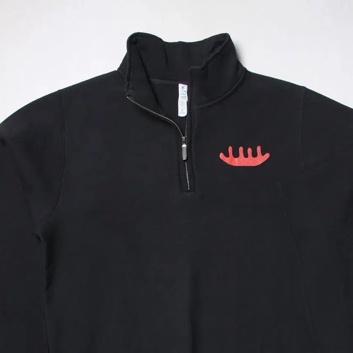 [BUNJANG] 100 Quarter Zip Fleece Sweatshirt Semi-Loose Fit / 100 쿼터집 기모맨투맨 세미루즈 995