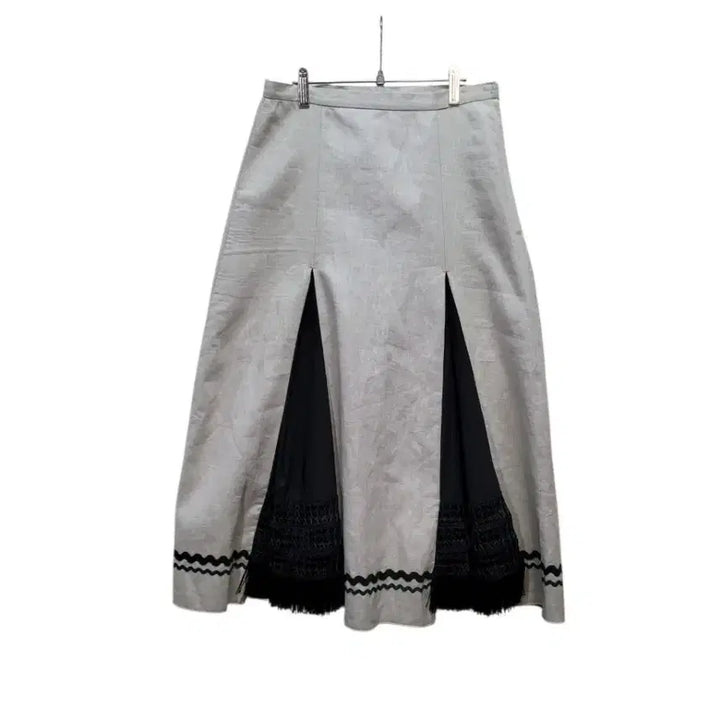 [BUNJANG] 100% Linen Feminine Long Skirt / 노라벨 고급브랜드 린넨100퍼 여성스러운 롱스커