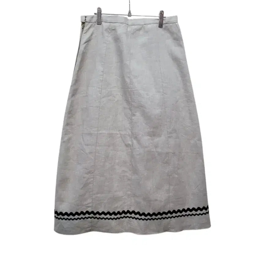 [BUNJANG] 100% Linen Feminine Long Skirt / 노라벨 고급브랜드 린넨100퍼 여성스러운 롱스커