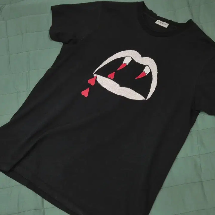 [BUNJANG] Saint Laurent Blood Luster Short Sleeve T-Shirt L / 생로랑 13 블러드 러스터 반팔 티셔츠 에디 슬리먼