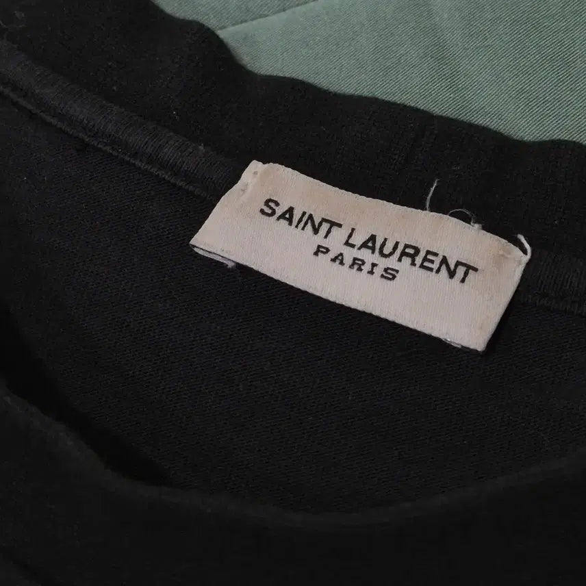 [BUNJANG] Saint Laurent Blood Luster Short Sleeve T-Shirt L / 생로랑 13 블러드 러스터 반팔 티셔츠 에디 슬리먼