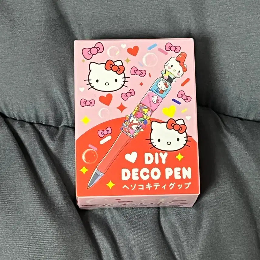 [SOLD OUT] 산리오 헬로키티 볼꾸 펜꾸 DIY 데코펜 세트 (키티)
