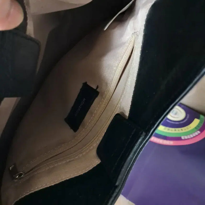 [BUNJANG] Monday Edition Black Leather Shoulder Bag / 먼데이 에디션 블랙 레더 숄더백