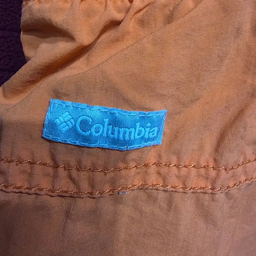 [BUNJANG] Columbia Orange Cargo Pocket Banding Shorts / (32)컬럼비아 오렌지색 남자 밴딩 반바지 카고포켓