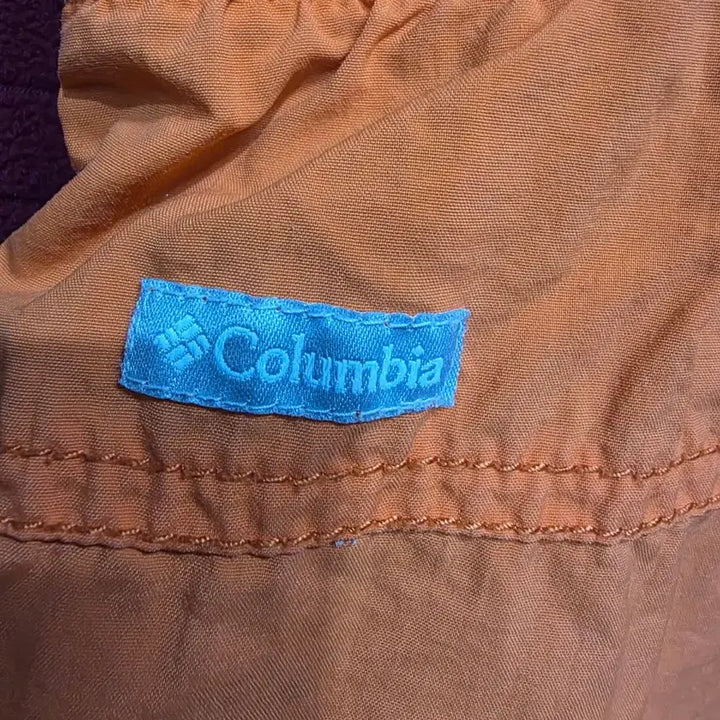 [BUNJANG] Columbia Orange Cargo Pocket Banding Shorts / (32)컬럼비아 오렌지색 남자 밴딩 반바지 카고포켓