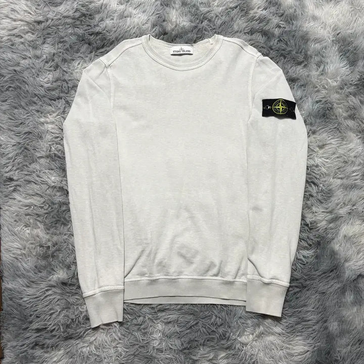 [BUNJANG] Stone Island Sleeve T-Shirt Ivory S / 스톤아일랜드 슬리브 아이보리 {size S}