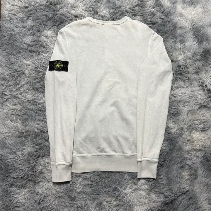 [BUNJANG] Stone Island Sleeve T-Shirt Ivory S / 스톤아일랜드 슬리브 아이보리 {size S}