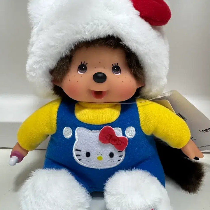 [BUNJANG] Hello Kitty Monchhichi Plush Doll / 헬로키티 몬치치 인형