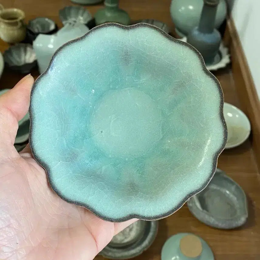 [BUNJANG] Qing Dynasty Celadon Tea Cup / 진품 청나라초기 용천요(운송시간9일)