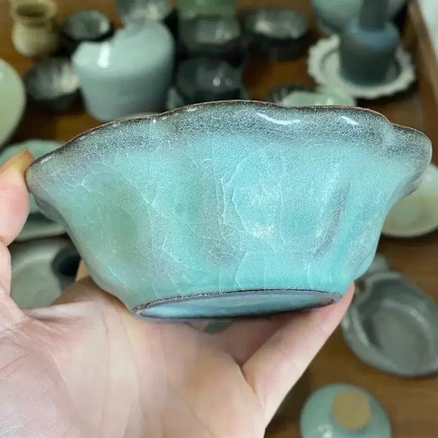 [BUNJANG] Qing Dynasty Celadon Tea Cup / 진품 청나라초기 용천요(운송시간9일)
