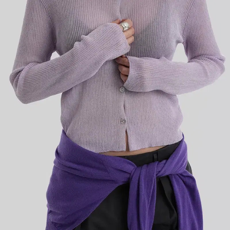 [BUNJANG] Autumn J Linen Cardigan / (새상품) 어텀 제이 린넨 가디건