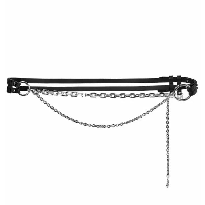 [BUNJANG] TREEMINGBIRD Chain Belt Black / TREEMINGBIRD 체인 벨트 블랙