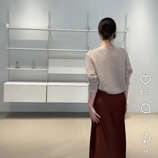 [BUNJANG] Hansstyle Wine Slip Skirt / 한스스타일 와인슬립스커트