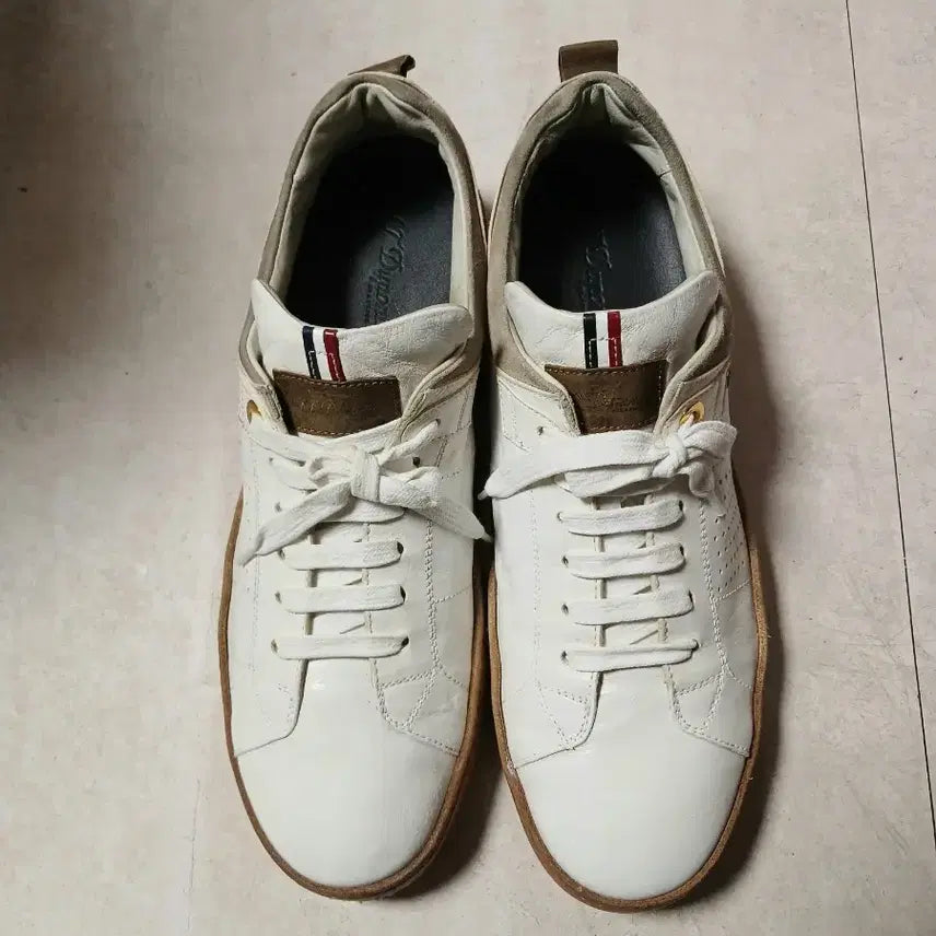 [BUNJANG] S.T. Dupont White Sneakers / 듀퐁 화이트 스니커즈 운동화
